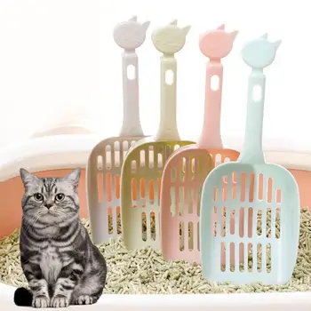 Faydalı Kedi kumu kepçesi Evrensel Temizleme Kürek kaymaz Temiz Dışkı Pet Temizleme Aracı Kum Tuvalet Malzemeleri