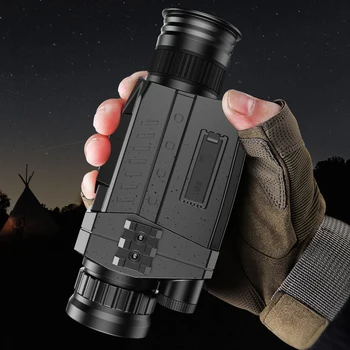 APEXEL Kızılötesi Gece Görüş Monoküler 8X Dijital Teleskop Yakınlaştırma Gündüz ve Gece Çift Kullanımlı Açık Avcılık Kamp İçin