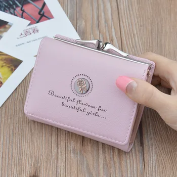 Tasarımcı Küçük Cüzdan Kadın Deri Telefon Cüzdan Kadın Kısa Fermuar bozuk para çantaları Para Kredi Kartı Sahipleri el çantası