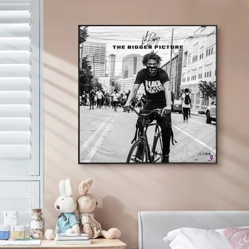 Lil Bebek-Büyük Resim Müzik Albüm Kapağı Tuval Poster Hip Hop Rapçi Pop Müzik Ünlü duvar tablosu Sanat Dekorasyon
