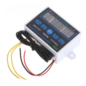 XH-W1411 W88 Termostat LED Dijital sıcaklık kontrol cihazı 12 V / 220 V 10A Anahtarı Termometre Akıllı Sıcaklık Regülatörü W1411