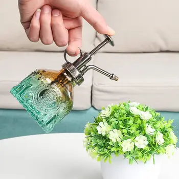 Taşınabilir Cam Su Püskürtücü Bahçe Aracı Çiçek sprey duş Pot Sprey Şişesi Bitki Sprey Şişesi sulama kovası