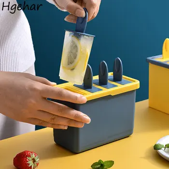 Yaz Dondurma Araçları DIY Kalıpları Ev Popsicle Alet Sopa ile Gıda Sınıfı dondurma yapma makinesi Mutfak Aksesuarları Yaratıcı
