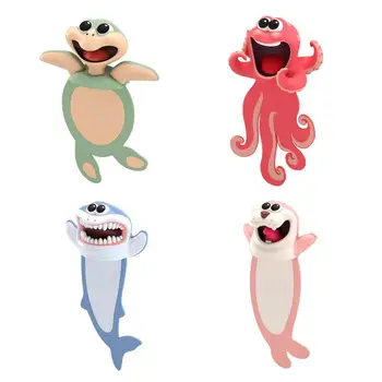 Sevimli Hayvan Imleri 3D Ezilmiş 3D Okyanus Hayvanlar Imi Tuhaf Imi Doğum Günü Partisi Iyilik Imi Hediyeler Çocuklar Için