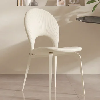 Metal Modern yemek sandalyeleri Mutfak Yatak Odası Relax Funky yemek sandalyeleri Tasarım Minimalist Cadeiras De Jantar Funky Mobilya