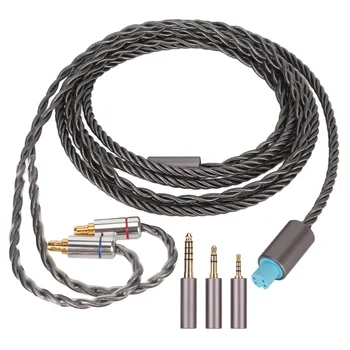 Kulakiçi Yükseltme Kablosu MMCX Yedek Kulaklık Kablosu 2.5 mm 3.5 mm 4.4 mm Fiş Kayıpsız 3.9 ft için UE900 için IE900 için ES60