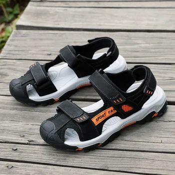 Yaz çocuk sandaletleri Nefes Erkek Sandalet Yumuşak Rahat çocuk ayakkabıları Açık Plaj Çocuklar Hafif Sandalet