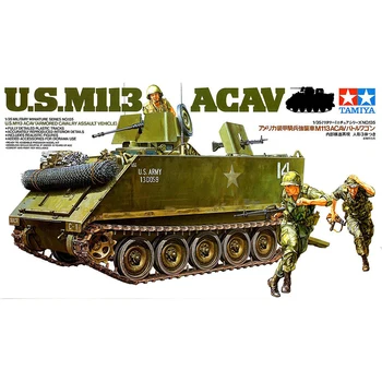 Tamiya 35135 1/35 U. S. M113 Acav Zırhlı Personel Taşıyıcı Montaj Modeli Yapı Kitleri Hobi Statik Oyuncaklar Yetişkinler İçin DIY