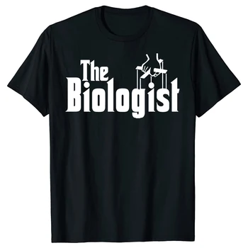 Komik Biyolog Godfather T Shirt Grafik Moda Yeni Pamuk Kısa Kollu O-Boyun Harajuku Bilim Biyoloji Öğretmeni T-shirt