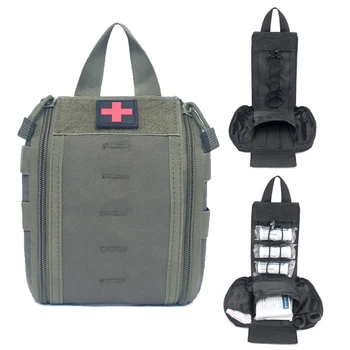 Açık Taktik Kılıfı Ilk Yardım Kiti Tıbbi Çanta Ordu Askeri Acil Dişli Molle Paketi Avcılık Kamp hayatta kalma aracı Accessori