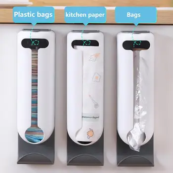 Kolay Erişim alışveriş çantası Organizatör plastik torba Organizatör Tutucu Kolay Erişim Sondaj Yok Kendinden Yapışkanlı Mutfak Banyo için Ideal
