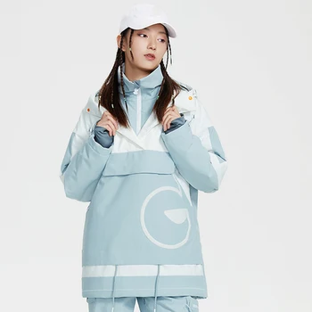 Yeni Üst Kayak Takım Elbise Kadın Snowboard Ceketler Sıcak kayak ceketleri Kazak Tops Su Geçirmez Kapşonlu kayak ceketleri Giyim Sıcak Tutmak
