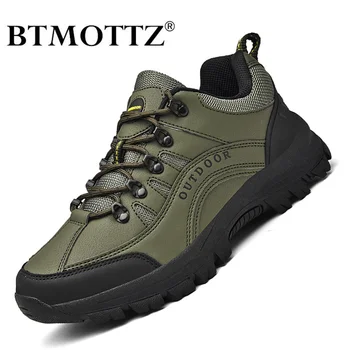 Tasarımcı erkek Tırmanma yürüyüş ayakkabıları Lüks Spor Ayakkabı Deri rahat ayakkabılar Erkekler Açık kaymaz trekking ayakkabıları Zapatillas Hombre