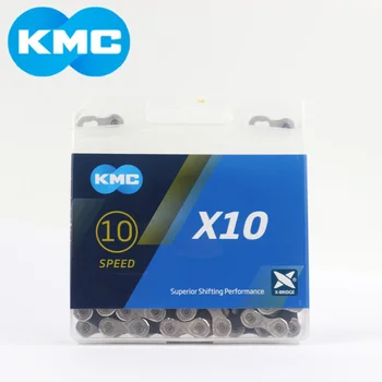 KMC X10 X10. 93 Zinciri 10 20 30 Hız Dağ Bisikleti Bisiklet Zinciri Orijinal X10 MTB Yol Bisikleti 116L Zincirleri