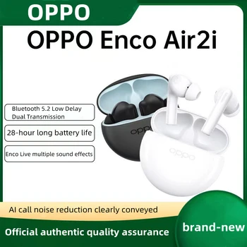 Orijinal OPPO Kod Hava 2i gerçek kablosuz oyun çağrı gürültü azaltma bluetooth kulaklık air2i AI çağrı gürültü azaltma orijinal.