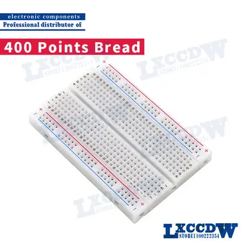 1 ADET 400 Puan Lehimsiz Ekmek Tahtası Breadboard PCB Test Kurulu