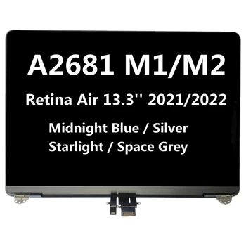 Yeni Macbook Hava Retina 13.6 Için“ A2681 M2 Tam LCD Ekran Meclisi EMC4074 Gümüş Uzay Gri Starlight Midnight