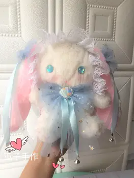 Orijinal El Yapımı Lolita Tavşan Çanta Ayı Çanta Sevimli doğum günü hediyesi JK Peluş askılı çanta Değişiyor Öğrenci