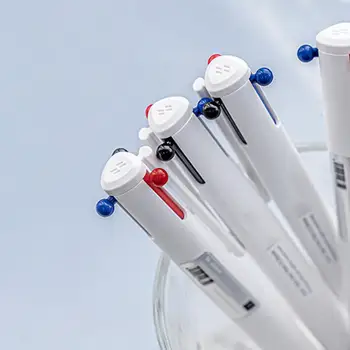 Faydalı Mekik Kalem Ayrılabilir Çok Amaçlı Ultralight Basın Tipi 3 Renkler 0.5 mm Mekik Kalem