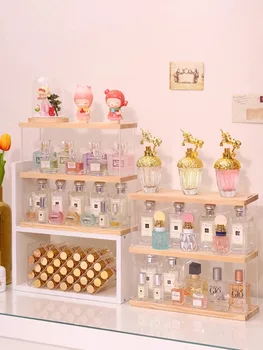 Akrilik parfüm teşhir standı Oje Tutucu Makyaj Organizatör Oyuncak Çeşitli Eşyalar Ekran Tuvalet Masası Depolama Rafı Takı Raf