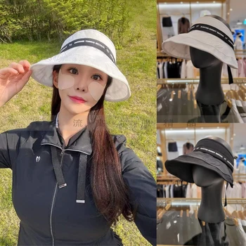 TAVŞAN Golf top şapkası Kadın Güneş Koruyucu Hiçbir silindir şapka Nefes Büyük Korniş Şapka Gölge Petal Balıkçı Şapka