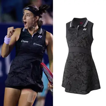 Tenis Spor etek elbise maç Yonex giyim hızlı kuru badminton forması alt kadın