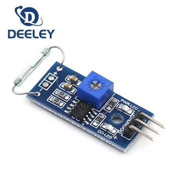 LM393 Reed sensörü Modülü Magnetron Modülü küçük indükleme anahtarı arduino Diy Kiti için