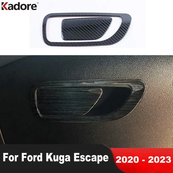 Ford Kuga Escape 2020 2021 2022 2023 Paslanmaz Çelik Araba Saklama havasız ortam kabini kulp kılıfı Trim İç Kalıp Aksesuarları