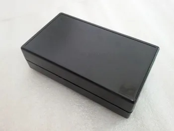 siyah bağlantı tel Plastik elektronik muhafaza enstrüman kutusu kutusu muhafaza 140 * 82 * 38mm
