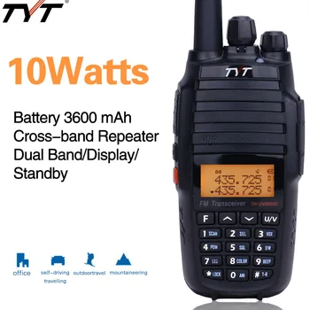 TYT TH-UV8000D 10 Watt Çapraz Bant Tekrarlayıcı Walkie Talkie 3600 mAh VHF UHF Dual band Amatör Radyo TYT UV8000E