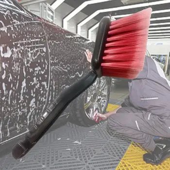 Yıkama Fırçası Uzun Saplı Halı Temizleme Lastik Temizleme Fırçası Rahat El Duygu Araba Güzellik Ürünleri için