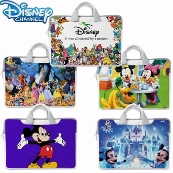 Disney Prensesler Mickey laptop çantası macbook çantası Hava Pro 13 14 15.6 Evrak Çantası Kol Su Geçirmez Xiaomi Dell Lenovo Hp