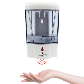 700ml Duvara Monte Sabunluk Otomatik Fotoselli Sensör El Yıkama Sıvısı Duvar Sabunluk Yıkama Banyo Mutfak için