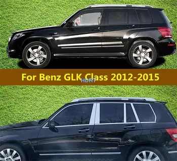 Araba Stil Pillar Sonrası Şerit Kapak kapı pervazı Kalıplama Pencere Kalıplama Sticker Aksesuarları Dekor Benz GLK Sınıfı İçin X204 2012-2015