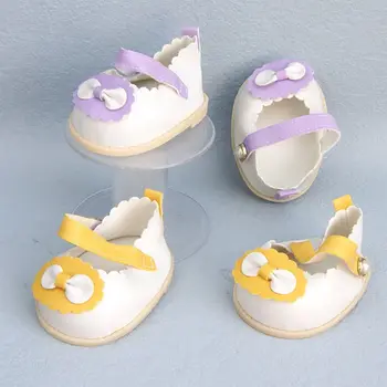 9 * 5.5 cm Hediye Oyuncaklar 30-50cm Bebek Ayakkabıları Giysi Aksesuarları İçin 1/6 Bebek gündelik giyim Ayakkabı Moda PU Deri Çizmeler DIY Bebek