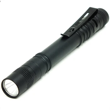 9CM / 13CM Uzunluk Ultra Parlak Mini Taşınabilir LED El Feneri CREE XPE-R3 Penlight AAA Pil ile Güç