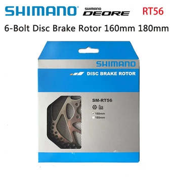 Shimano DEORE SM-RT56 fren diski 6 Cıvata Dağ fren diski 160MM 180MM MTB Bisiklet Aksesuarları