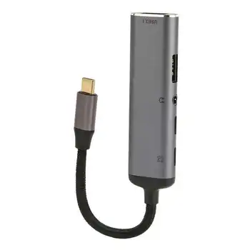 USB C Yerleştirme İstasyonu Hepsi Bir Arada Çok Fonksiyonlu Adaptör Tipi C PD100W USB3.1 USB2.0 Tipi C2. 0 3.5 Ses Hub yeni