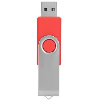USB Flash sürücü şeker kırmızı dönebilen taşınabilir depolama bellek sopa PC Tablet16GB için