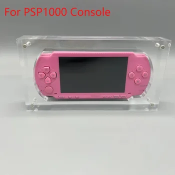 PlayStation Portable PSP 1000 için Yüksek şeffaflık akrilik manyetik kapak konsol saklama kutusu