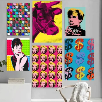 Andy Warhol sanat posterleri Ev Ofis Duvar Yatak Odası Oturma Odası Mutfak Dekorasyon Boyama