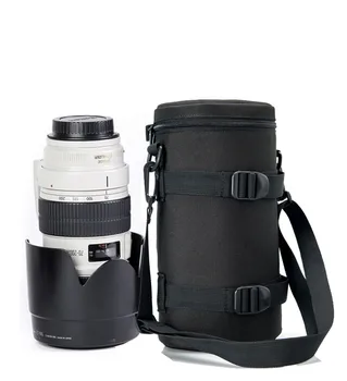 11x25cm Lens kılıf çanta Kılıfı için 70-200mm f / 2.8 Canon Nikon Sony Tamron Sigma Kamera Lens