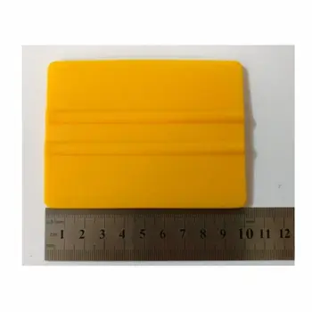 Sarı Silecek 3D karbon elyaflı vinil film Sarma Araçları temizleme sileceği Fırça