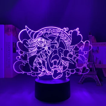 Anime 3d ışık Yu Gi Oh Render çocuk Yatak Odası Dekorasyon için Gece Lambası Manga Hediye led masa Gece Lambası Render Yu Gi Oh