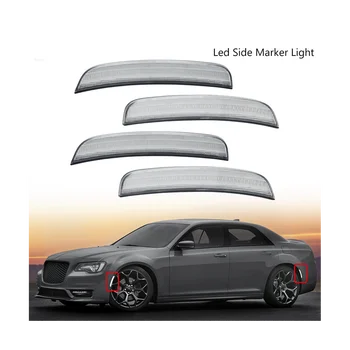 Araba Çamurluk Yan İşaretleyici Tekrarlayıcı İşık Dinamik Tekerlek Kemerleri Dönüş Sinyali Göstergesi Chrysler 300 için 300C 2015-2021