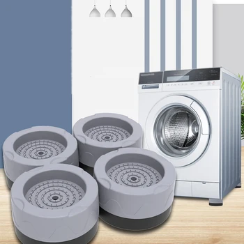 4 adet Anti Titreşim Pedleri çamaşır makinesi anti titreşim pedleri Çamaşır makinesi mobilya Mutfak Banyo Kaymaz Ped Mat