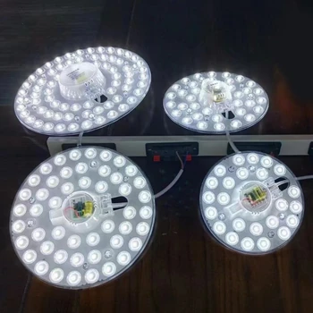 12W 18W 24W 36W LED ışık Kurulu Paneli LED ışık Motorları Güçlendirme Modülü Yuvarlak LED Panel Daire Ampul Ev Mutfak