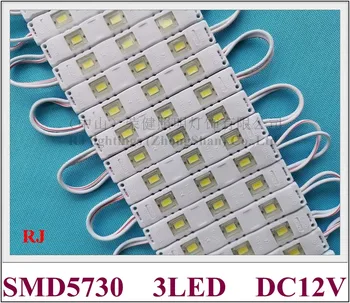 LED modülü yeni stil enjeksiyon lens ile su geçirmez işareti LED ışık modülü kanal mektup SMD 5730 DC12V 0.8 W 3 led IP65 CE