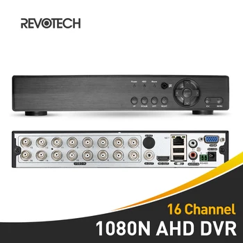 Süper Hibrid 16 Kanal DVR 1080N AHD H. 264 DVR Video Kaydedici 16 Kanal 1080P NVR CCTV AHD Kamera ve IP Kamera