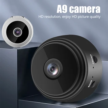 A9 HD1080p Wifi Survalance Kamera Kablosuz Ses Kaydedici Güvenlik İzleme Kamera Akıllı Ev Bebekler Ve Evcil Hayvanlar İçin Mini Kamera